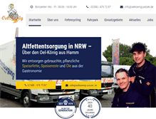 Tablet Screenshot of oelkoenig-patzek.de
